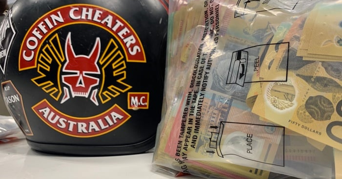 WA Coffin Cheaters OMCG member charged over meth and cash stash